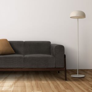 Modern lounge couch on wooden frame