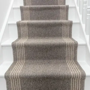 Natura Tweed Beige Stair Runner