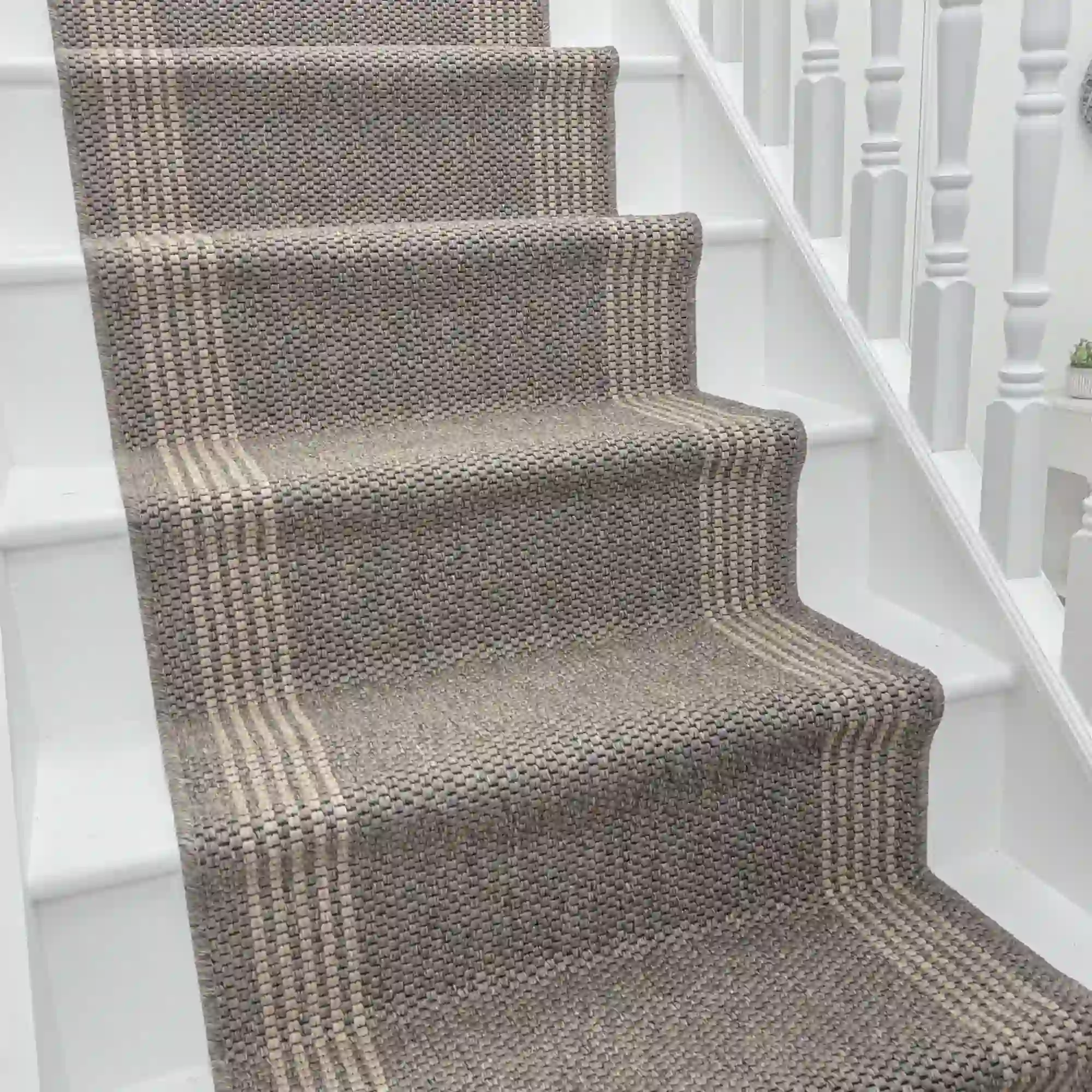 Natura Tweed Beige Stair Runner Dubai