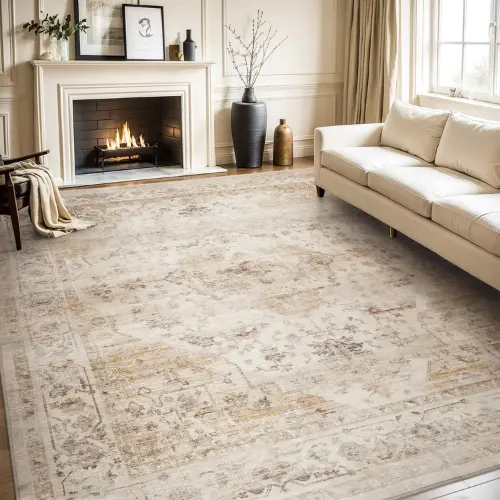 Cream carpet living room Dubai